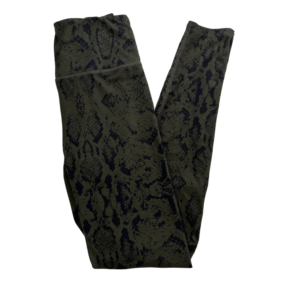 SO Womens Army Green Snake Print Leggings, SO Womens Size‎ S W]Exercise 570